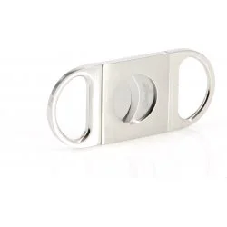 Davidoff Double Blade Cutter Brushed Stainless Steel