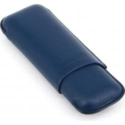 Martin Wess Dante Cigar Case Double Robusto sininen