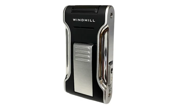 Kantana by Windmill Jet Flame Lighter, musta/hopea