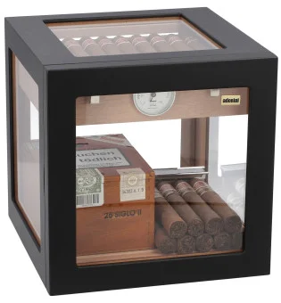 adorini Cube Deluxe Humidori Musta kuva 5