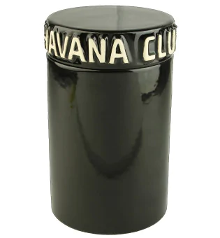 Havana Club Cigar Jar Tinaja, musta