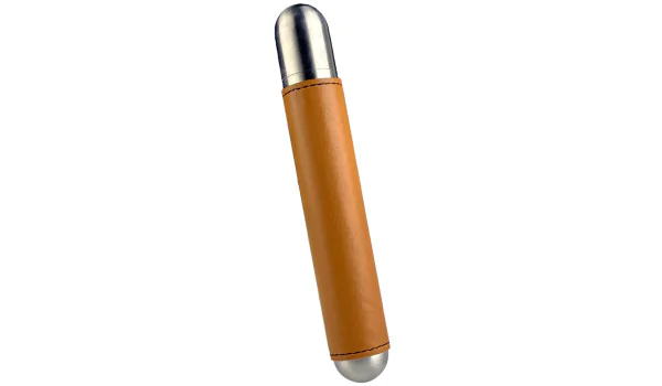 adorini Satin Steel Case Single with brown Leather kuva 6