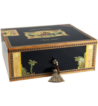 Elie Bleu Flor de Alba Black Sycamore Humidor 75 sikaria kuva 11