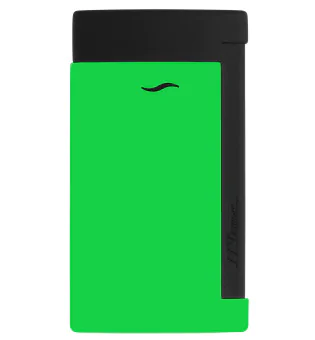 S.T. Dupont Slim 7 Fluo -sytytin vihreänä, 027772
