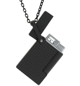 S.T. Dupont Necklace Lighter Black, K27068CH