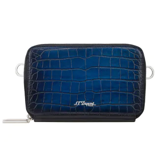 S.T. Dupont Le Grand Atelier Cigar Crossbody Bag Blue, 141352