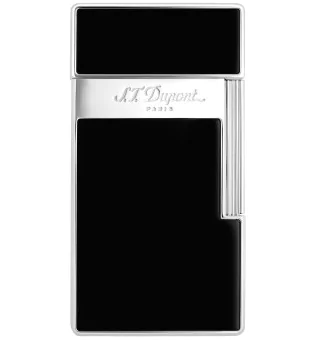 S.T. Dupont Biggy Lighter Black Lacquer Chrome, 025001