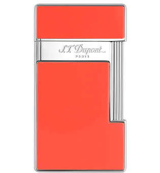 S.T. Dupont Slimmy Lighter Coral Lacquer Chrome, 028006