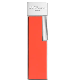 S.T. Dupont Twiggy -sytytin, korallilakka/kromi, 030011
