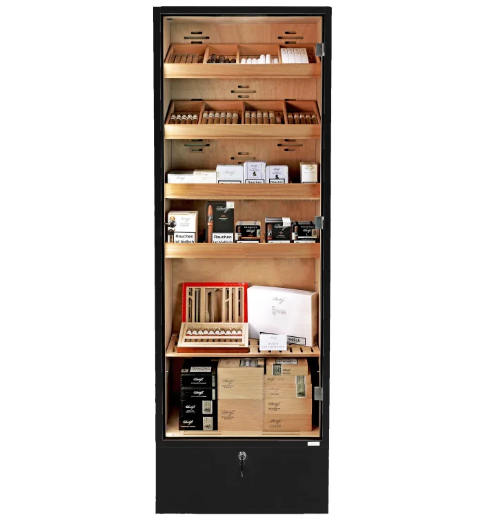 adorini Cabinet Humidor Portofino, musta