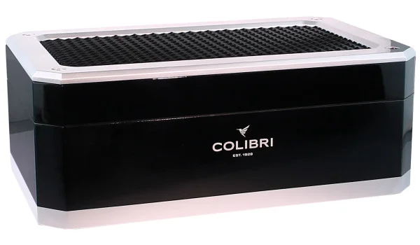Colibri Rally -humidori, musta/hopea