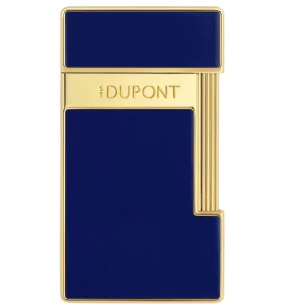 S.T. Dupont Slimmy -sytytin, sininen lakka / kultainen, 028225