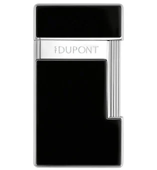 S.T. Dupont Slimmy Lighter Black Lacquer Chrome, 028221