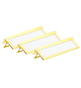 adorini Label Clips Metal, kulta, 3 kpl:n pakkaus
