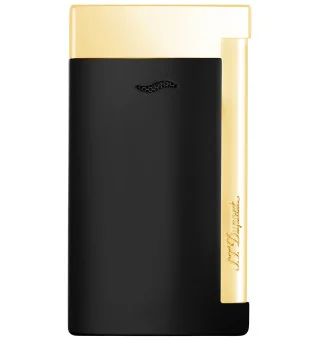 S.T. Dupont Slim 7 Sytytin Musta/Kulta