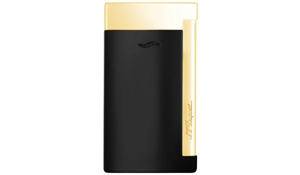 S.T. Dupont Slim 7 Sytytin Musta/Kulta