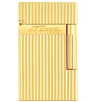 S.T. Dupont Ligne 2 16827 Vertical Ridges Yellow Gold sytytin
