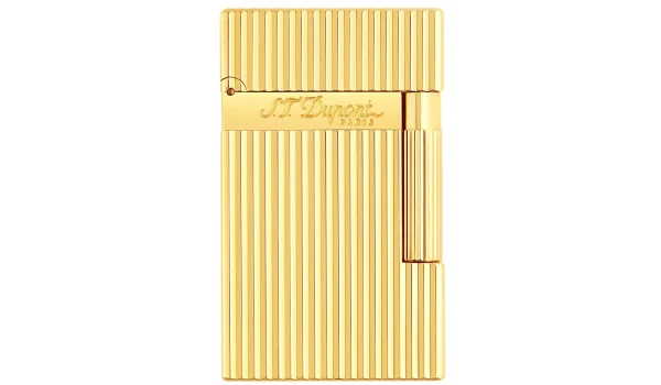 S.T. Dupont Ligne 2 16827 Vertical Ridges Yellow Gold sytytin