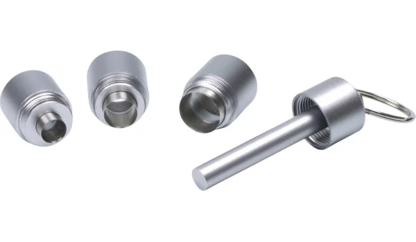 Punch-sikarileikkuri 3 terää hopeinen