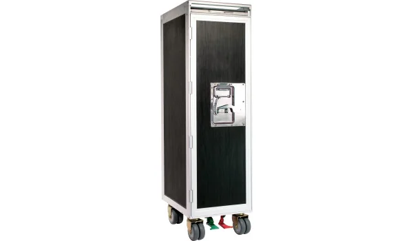 adorini Cigar Cabinet Trolley, musta