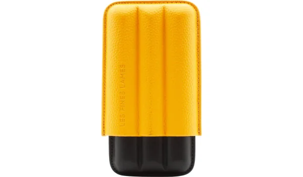 Les Fines Lames sikarikotelo trio keltainen