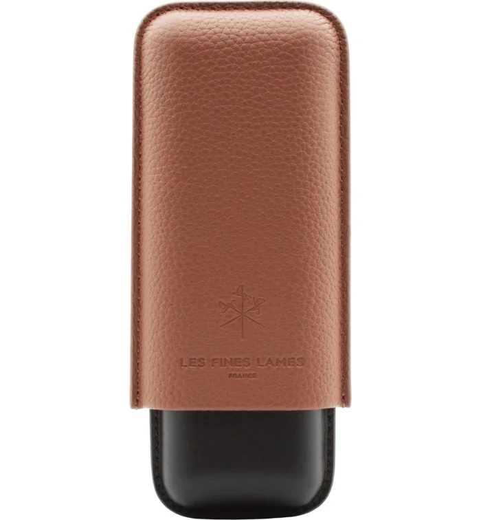 Les Fines Lames sikarikotelo duo ruskea