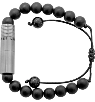 Les Fines Lames Punch-rannekoru mattapintainen onyx