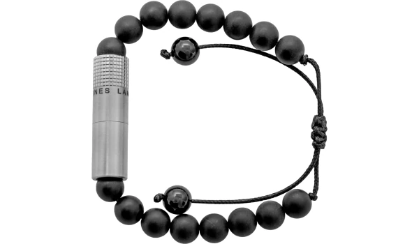 Les Fines Lames Punch-rannekoru mattapintainen onyx
