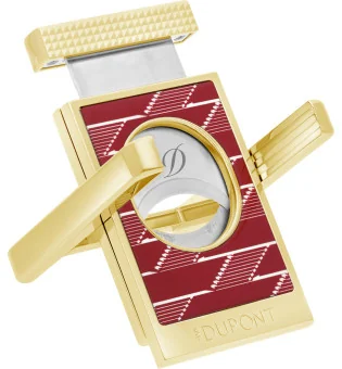 S.T. Dupont leikkuri ja sikariteline monogrammi 1872 Bordeaux punainen 003478