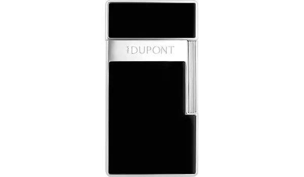 S.T. Dupont Biggy sytytin musta lakka kromi 025221
