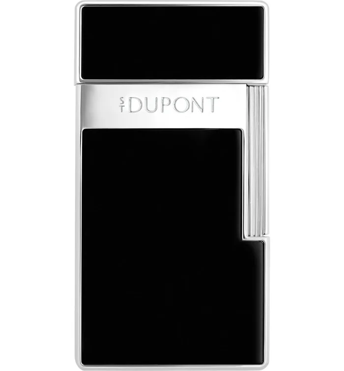 S.T. Dupont Biggy sytytin musta lakka kromi 025221