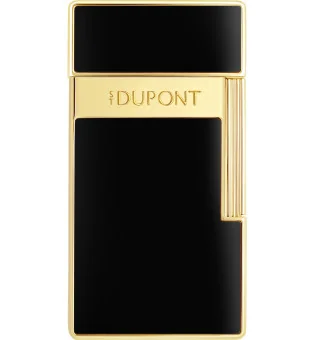 S.T. Dupont Biggy sytytin musta lakka kultainen 025222