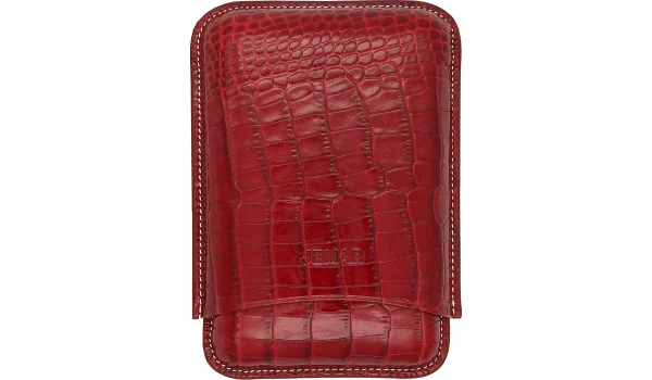 Jemar Nahka Triple Sikarikotelo Coco punainen 464/3