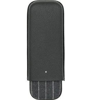 Dunhill Sikarikotelo Highland Musta ja harmaa liituraita