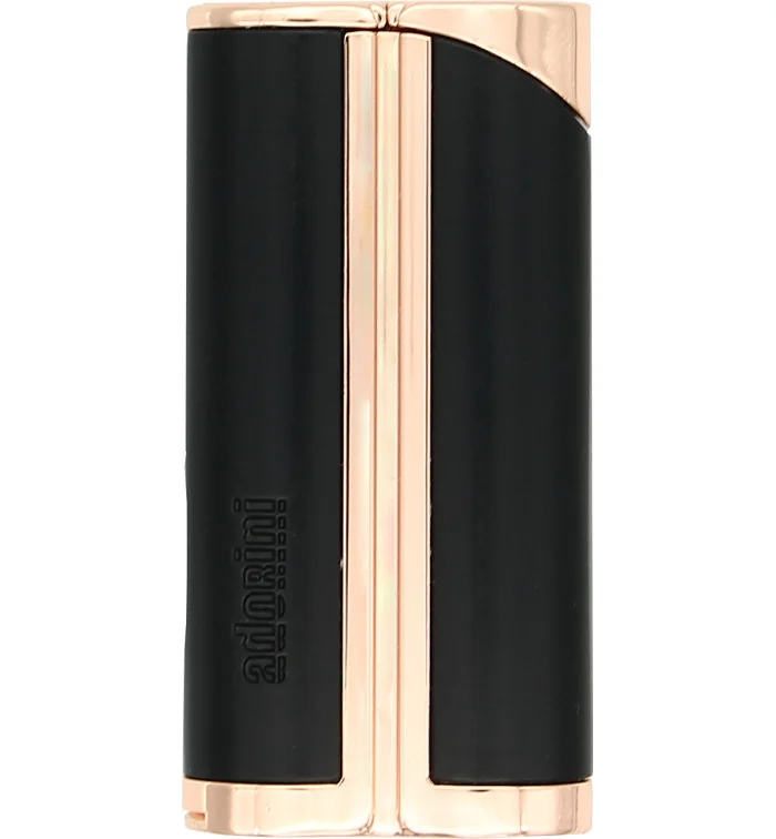 adorini Single Jet Curve -sytytin musta / ruusukulta sis. sikaripunchin. kuva 4