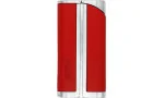 adorini Single Jet Curve Lighter Red / Satin Silver incl. Cigar Punch kuva 5