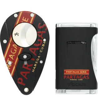 Cutter & Lighter Set Partagas Serie Xikar 2017