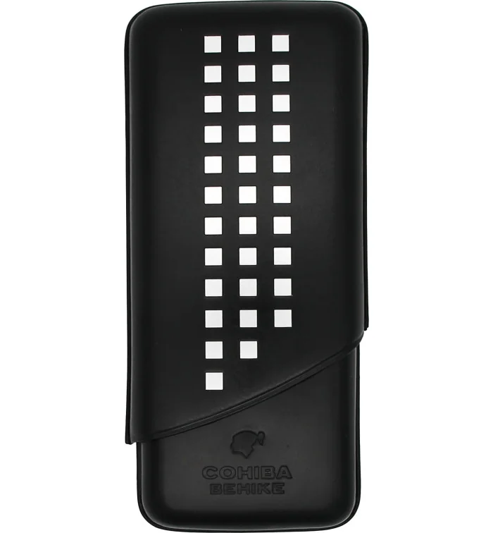 Cohiba Behike Triple Cigar Leather Case Black kuva 2