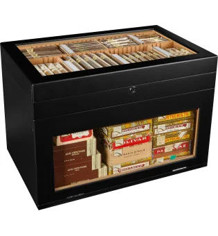 adorini Humidori Portico Deluxe Musta