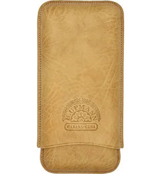 H.Upmann Cigar Case ruskea 3 sikarille