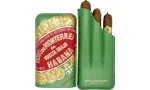 Hoyo de Monterrey -sikarikotelo, nahkaa, 3 sikaria