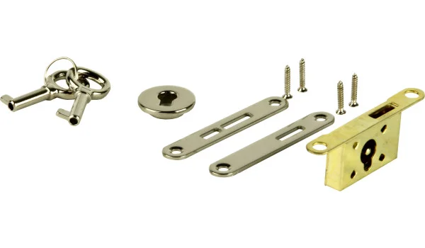 Humidor Swing bolt Lock Set, hopea kuva 4