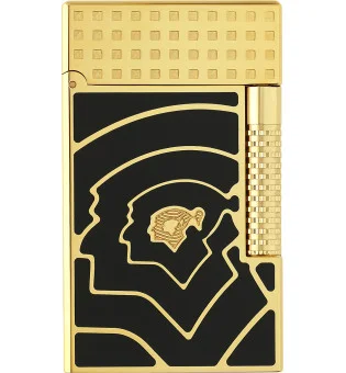 S.T. Dupont Le Grand Lighter Cohiba 60 musta ja kulta C23472CL
