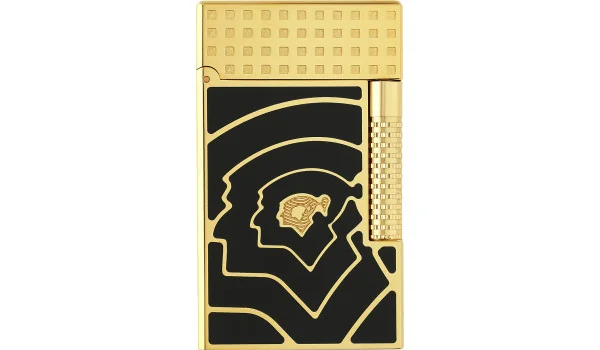S.T. Dupont Le Grand Lighter Cohiba 60 musta ja kulta C23472CL