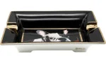 Siglo Ashtray Dog Black