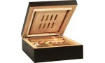 BigSmoke Humidor Mini Black, sisältää Boveda-paketin 72%
