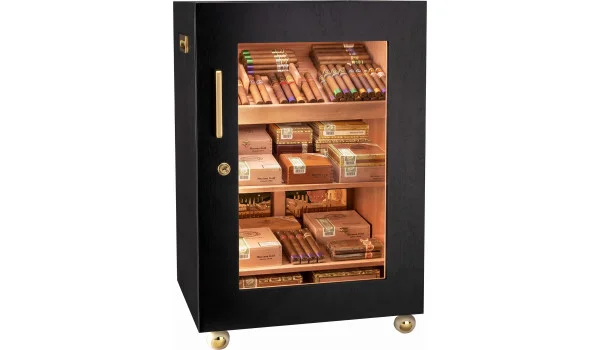 adorini Cabinet Humidor Caddy musta